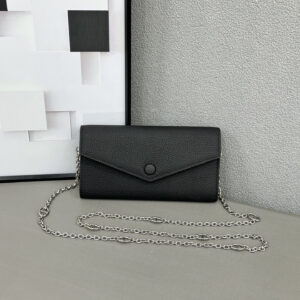 Hermes R.M.S Evercolor Togo Leather Chain Crossbody Wallet Bag