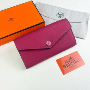 Hermès R.M.S Long Wallet in Evercolor Togo Leather
