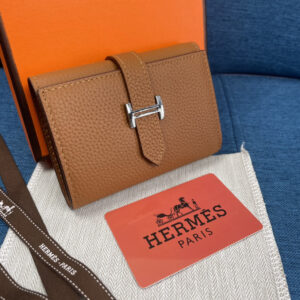Hermès Togo Leather Trifold Wallet Model 5176