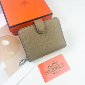 Hermes Silk’in Togo Leather Women’s Wallet