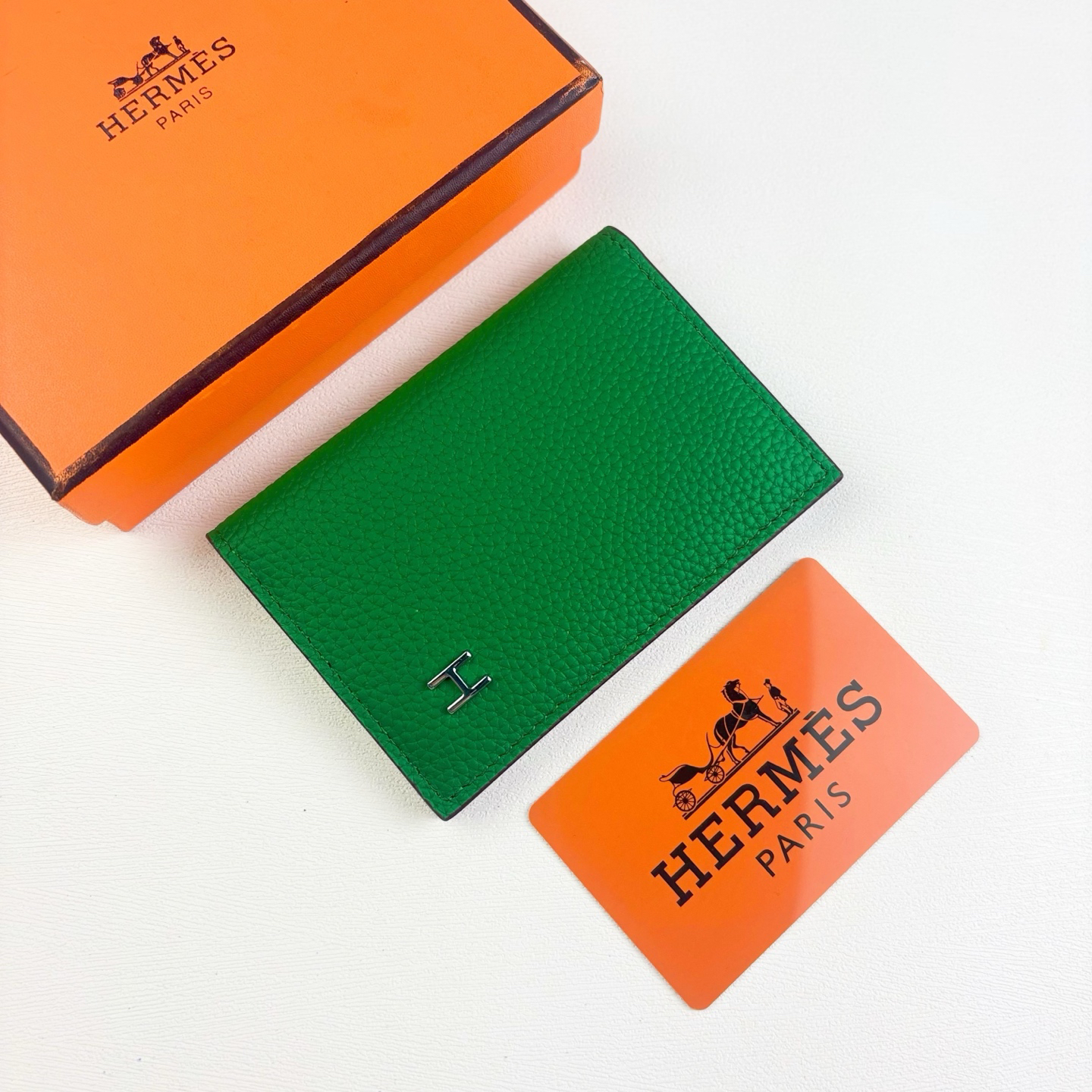 HERMES Barenia Faubourg City 8CC Card Holder