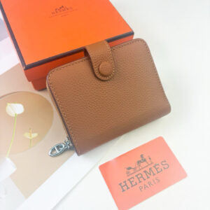 Hermès Silk’in Togo Leather Wallet