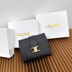 CELINE VICTOIRE Soft Calfskin Leather Wallet