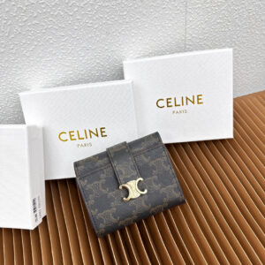 CELINE VICTOIRE Triomphe Leather Wallet