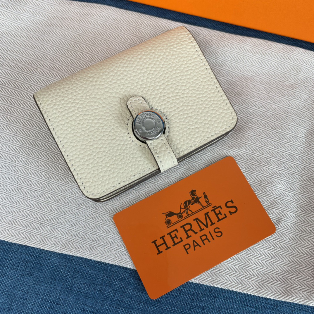 Hermes Togo Leather Card Holder