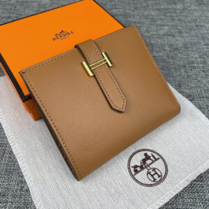 Hermes Solid Color Vertical Pocket Wallet