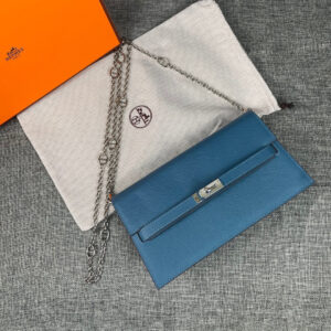 Hermes Kelly Leather Shoulder and Crossbody Bag