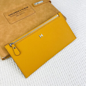 Hermes Silk’in Barenia Calfskin Zip Wallet