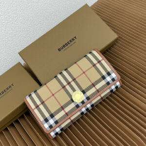 Burberry Check Long Wallet