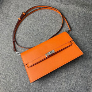 Hermes Kelly Leather Shoulder and Crossbody Bag