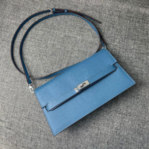 Hermes Kelly-Style Palm-Grain Leather Shoulder and Crossbody Bag