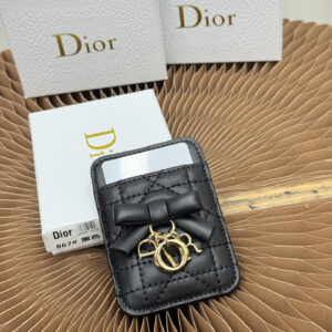 Lady Dior Cannage Lambskin Card Holder