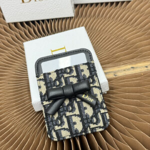 Dior Lady Dior Magnetic Lambskin Card Holder