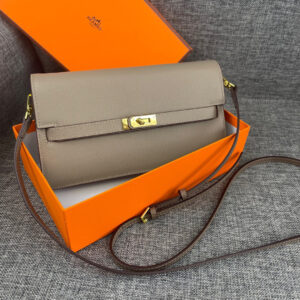Hermès Kelly Palm-Grain Cowhide Crossbody Bag