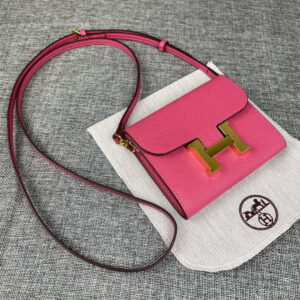 Hermès Constance Textured Leather Shoulder Bag