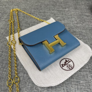 Hermes Constance Palm-Grain Leather Shoulder Bag