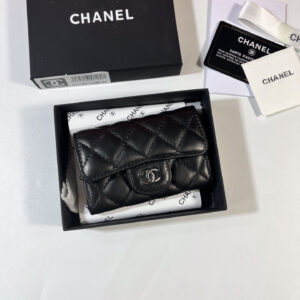 Chanel CF Series Lambskin Card Holder, Model A0214