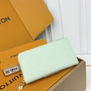 Louis Vuitton M60430 Mint Green Zip Wallet