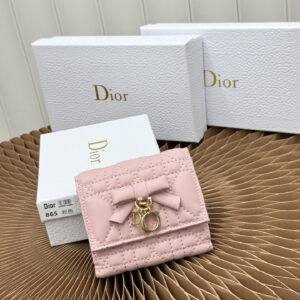 Lady Dior Lotus Wallet