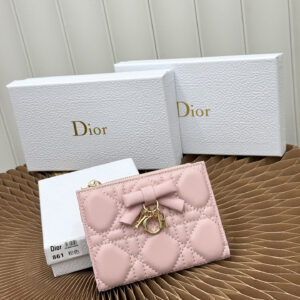 Lady Dior Dahlia Wallet