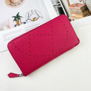 Hermes Silk’In Classic Zip Wallet