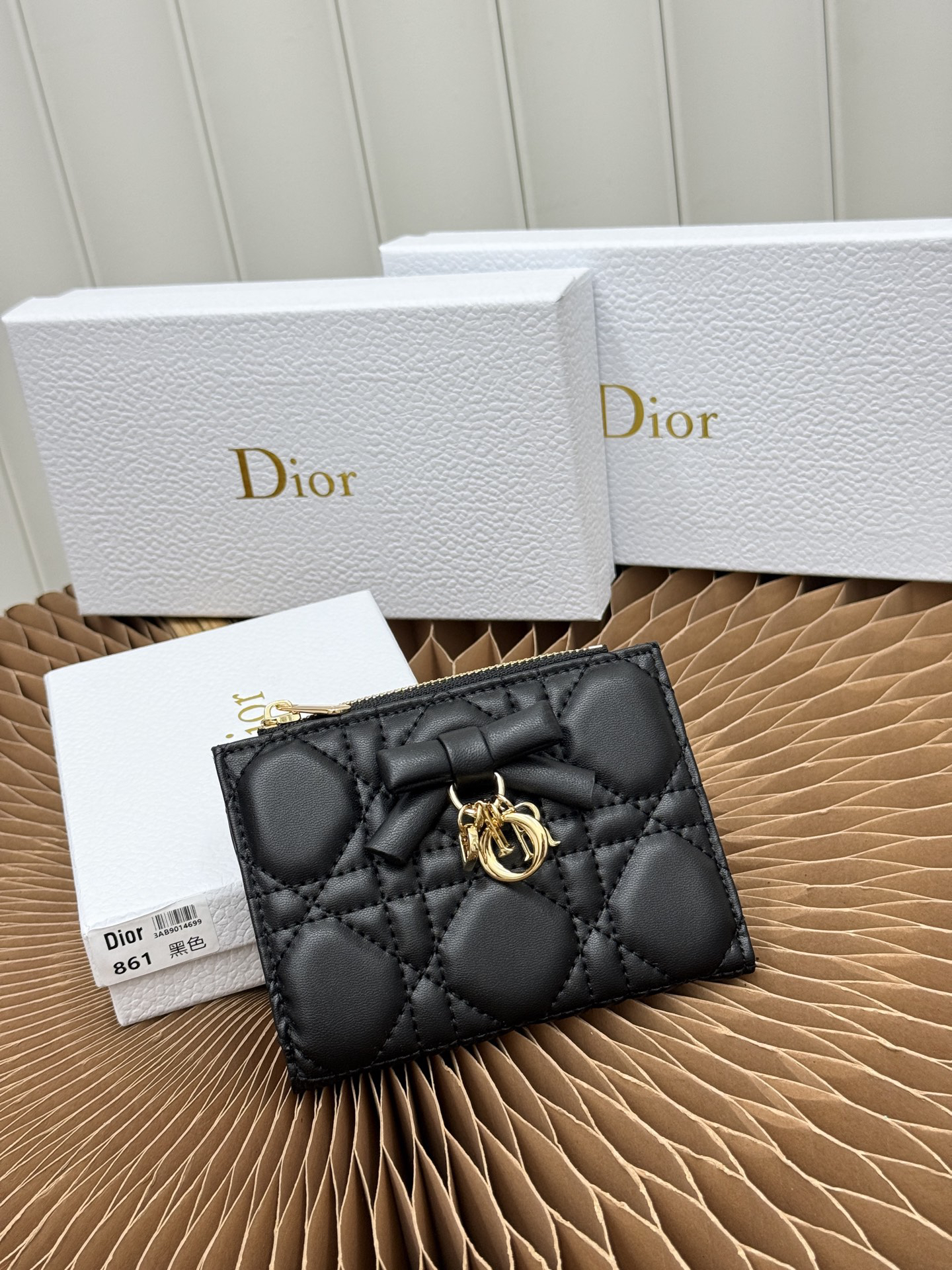Lady Dior Dahlia Wallet