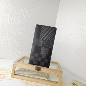 Louis Vuitton Brazza Wallet in Damier Graphite Pixel Canvas