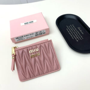 Miu Miu Embossed Leather Wallet