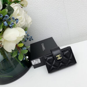 CHANEL AP1081 Lambskin Tri-Fold Wallet