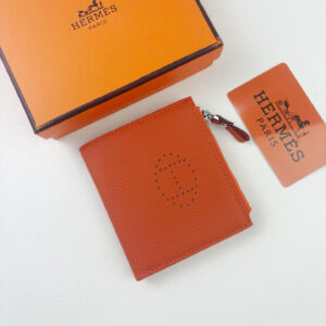 Hermes Silk’in Togo Leather Wallet