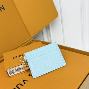 Louis Vuitton Charms Monogram Card Holder M28392 in Light Blue