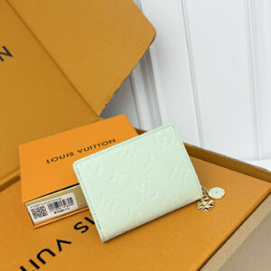 Louis Vuitton M27506 Mint Green Embossed Cowhide Leather Wallet
