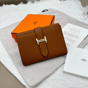 Hermès Togo Leather Trifold Wallet