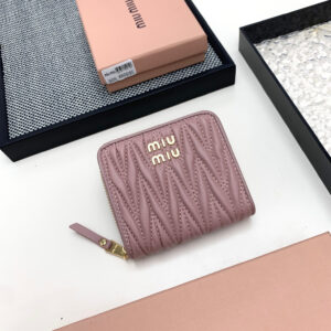 Miu Miu Lambskin Zip Coin Purse