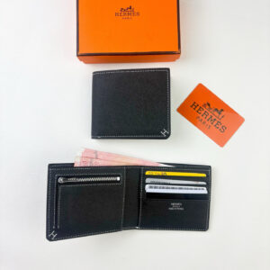 Hermès Empson Leather Short Wallet