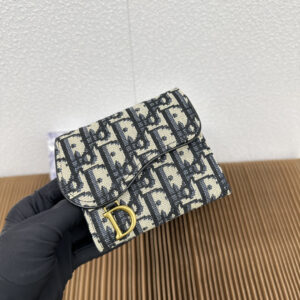 Dior Saddle Nymphea Wallet