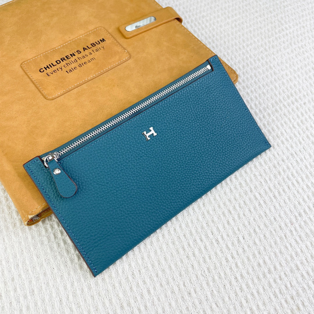 Hermès Silk’in Barenia Calfskin Wallet
