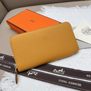 Hermès Constance Leather Long Wallet