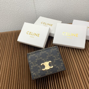 Triomphe Leather Business Card Holder