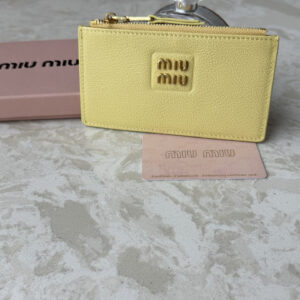 Miu Miu Slim Leather Wallet