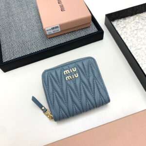 Miu Miu Lambskin Zipper Coin Purse