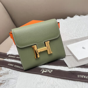 Hermès Constance Palm-Grain Leather Shoulder Bag