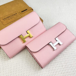 Hermès Constance Leather Wallet Clutch
