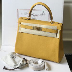 Hermès Kelly 25 Handbag in Togo Leather