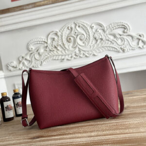Hermes Berlingot Ruby Red Leather Crossbody Bag