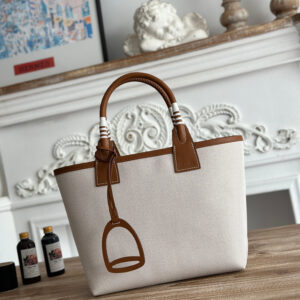 Hermès Steeple 25 Canvas Tote Bag