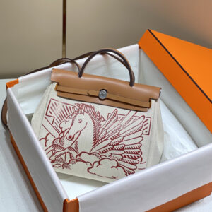 Hermès Herbag Zip Handbag