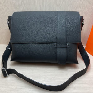 Hermès Men’s Leather Crossbody Messenger Bag