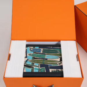 Hermès Orange Packaging Box with Protective Cover