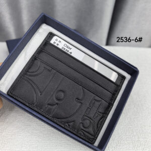 Dior Black Card Holder 2536-6